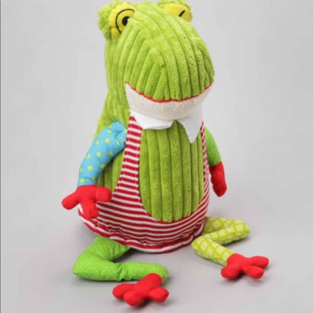 Croakos Deglingos frog plush toy